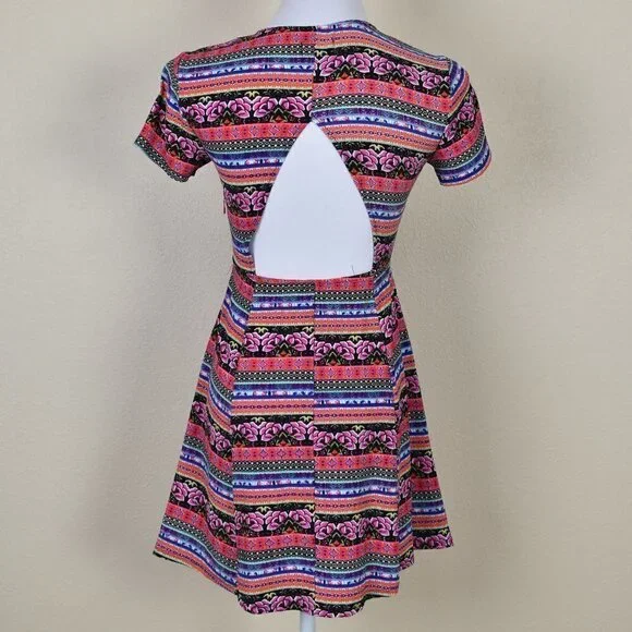 Show Me Your Mumu Ibiza Dress Saucy Stripe M - Picture 6 of 8